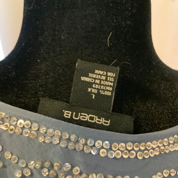 100% silk sequined tunic - Picture 4 of 5